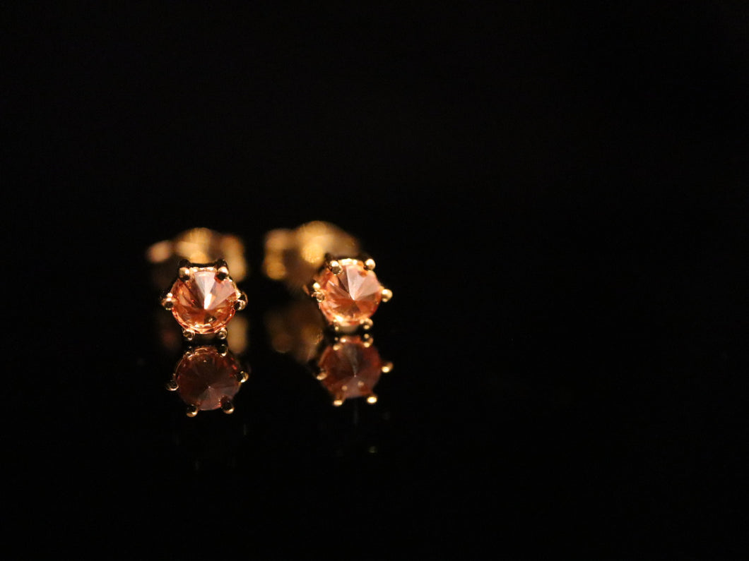 EARRINGS . INVERVTED TOPAZ