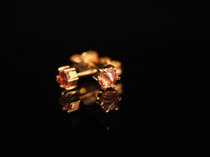 EARRINGS . INVERVTED TOPAZ