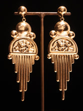 Load image into Gallery viewer, EARRINGS . HALF-ROUND STAMPED
