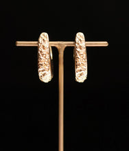 Load image into Gallery viewer, EARRINGS . TEXTURED HOOP
