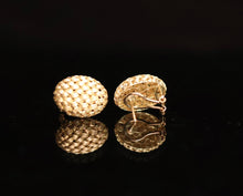 Load image into Gallery viewer, EARRINGS . WEAVE OVAL
