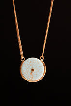 Load image into Gallery viewer, NECKLACE . TURQUOISE DISC
