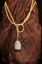 Load image into Gallery viewer, NECKLACE . FLUORITE LOOP
