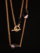 Load image into Gallery viewer, NECKLACE . TOURMALINE SNAKE CHAIN

