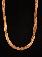 Load image into Gallery viewer, NECKLACE .BRAIDED FLAT LINK
