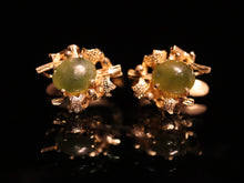 Load image into Gallery viewer, EARRINGS.OVAL JADE DECO
