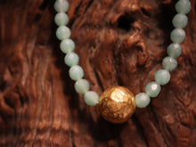 Load image into Gallery viewer, NECKLACE. BALL PENDANT ON AMAZONITE
