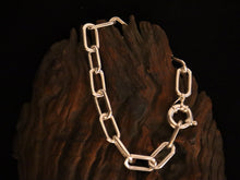 Load image into Gallery viewer, BRACELET. STERLING SILVER LONG LINK
