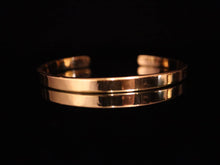 Load image into Gallery viewer, BANGLE. BRASS SQUARE 5 POLISHED
